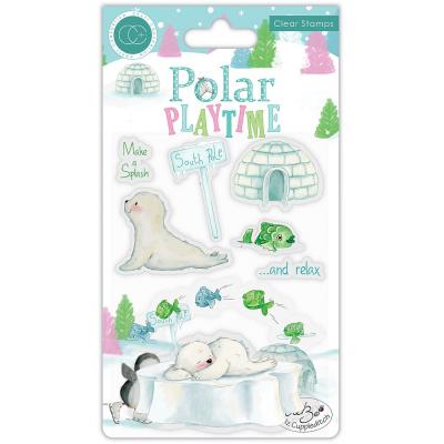 Craft Consortium Polar Playtime Clear Stamps - Make a Splash